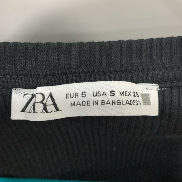 Zara Top Size Small Black - Picture 2 of 2